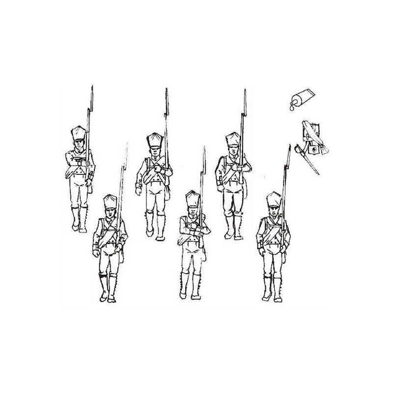 Prussian infantry figurine 28mm | Scientific-MHD