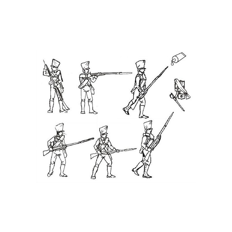 Prussian infantry figurine 28mm | Scientific-MHD