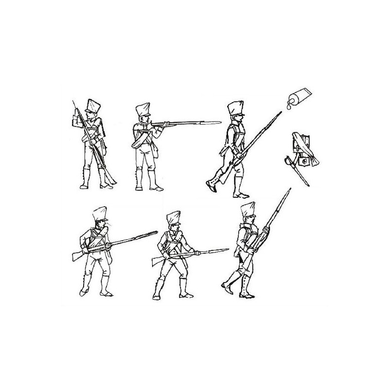 Prussian infantry figurine 28mm | Scientific-MHD