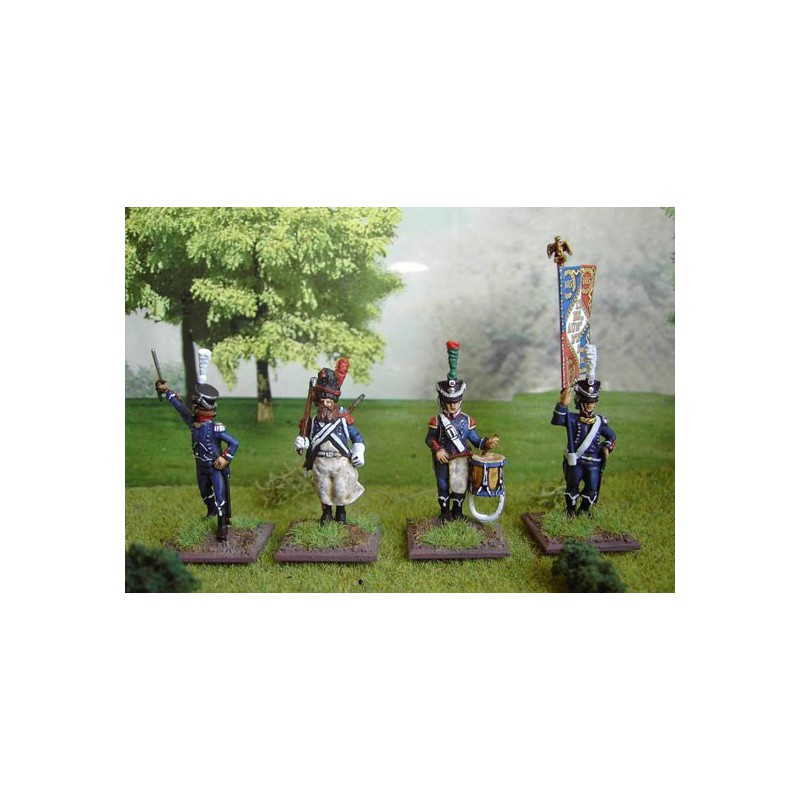 French command figurine 28mm | Scientific-MHD