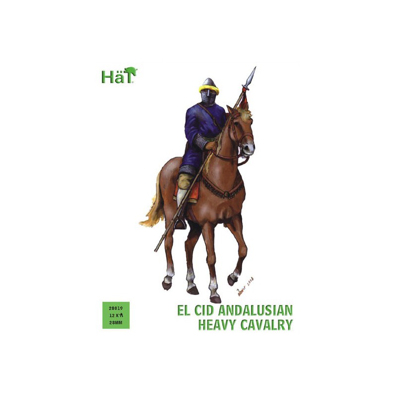 Heavy cavalry figurine Andalusian28mm | Scientific-MHD