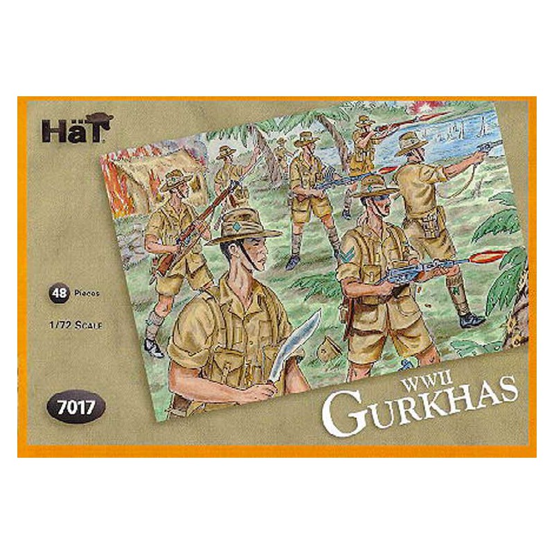 Wwii gurkhas 1/72 figurine | Scientific-MHD