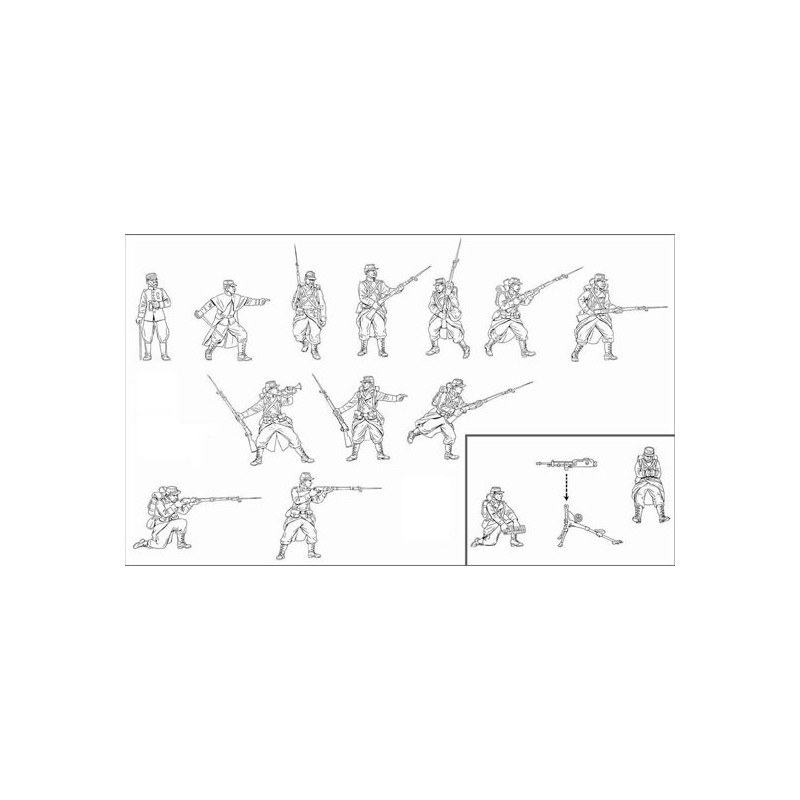 French infantry figurine wwi1/72 | Scientific-MHD