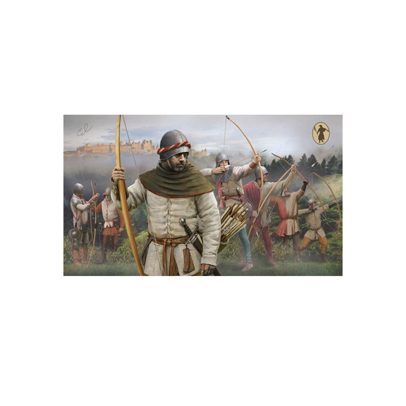 1/72 English archers figurine | Scientific-MHD