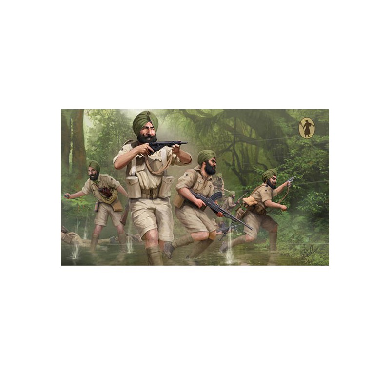 Indian infantry figurine wwii 1/72 | Scientific-MHD