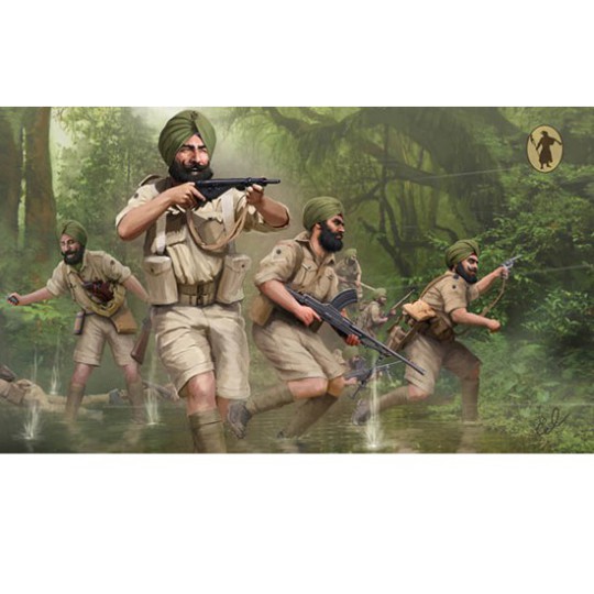 Indian infantry figurine wwii 1/72 Indian infantry figurine wwii 1/72 | Scientific-MHD