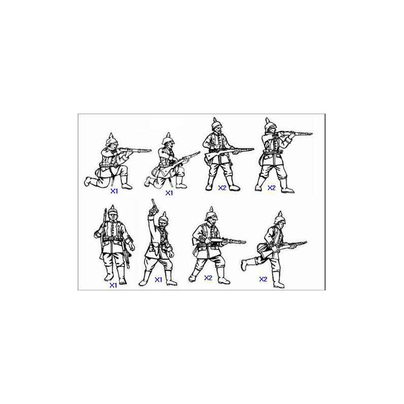 German infantry figurine wwi 1/72 | Scientific-MHD