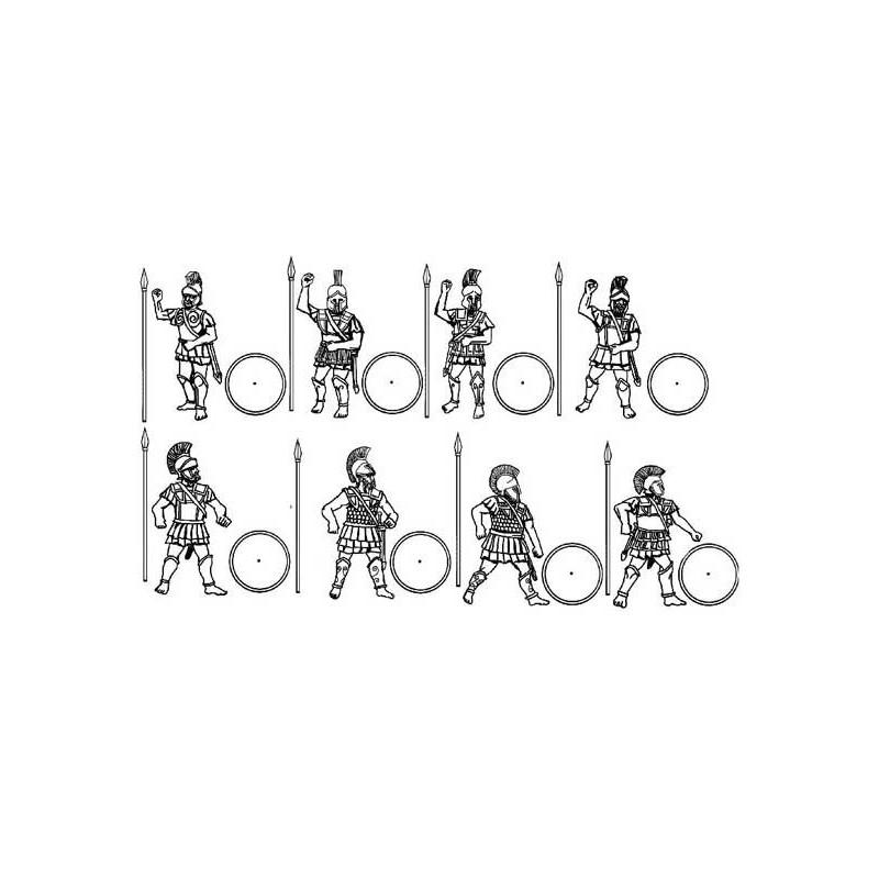 Greek hoplite figurine 1/72 | Scientific-MHD