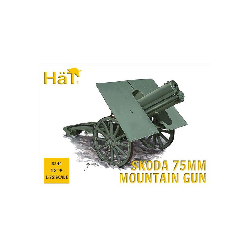 Canon Skoda 75mm 1/72 figurine | Scientific-MHD