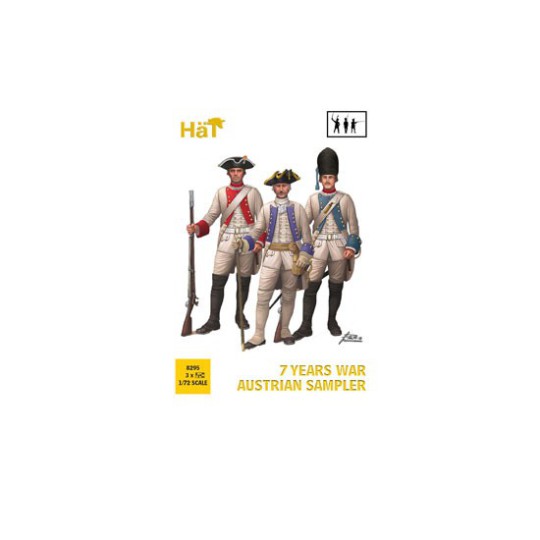 Seven Years War Austrian Sampler 1/72 figurine Seven Years War Austrian Sampler 1/72 figurine | Scientific-MHD