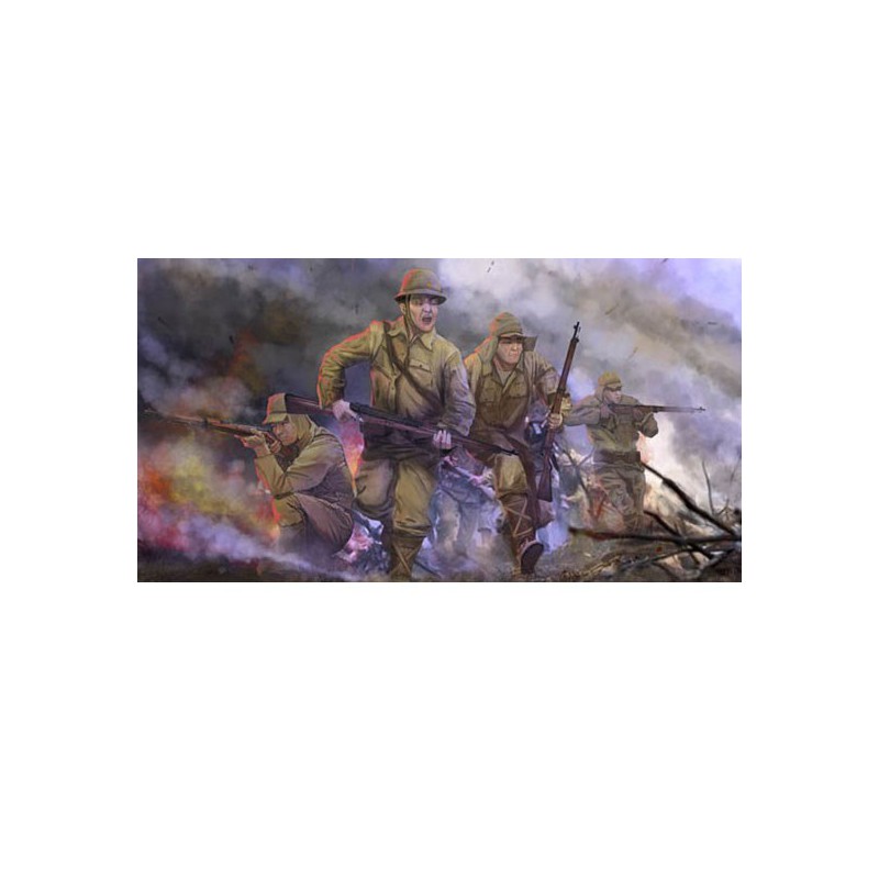 Japanese army figurine wwii 1/72 | Scientific-MHD