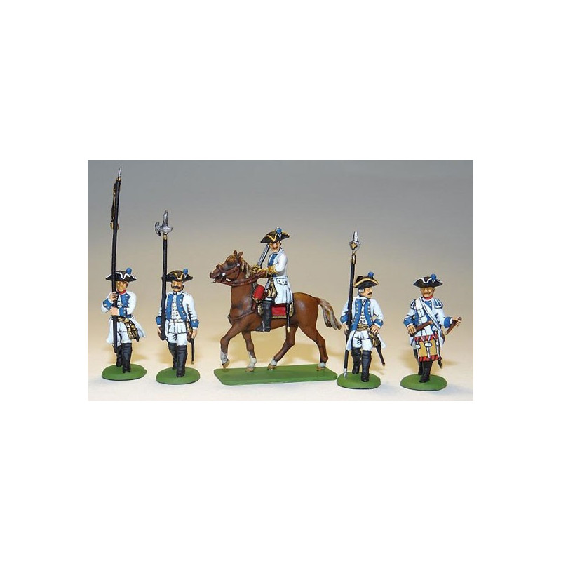 SEVEN YEARS WAR Austrian COMMAND 1/72 figurine | Scientific-MHD
