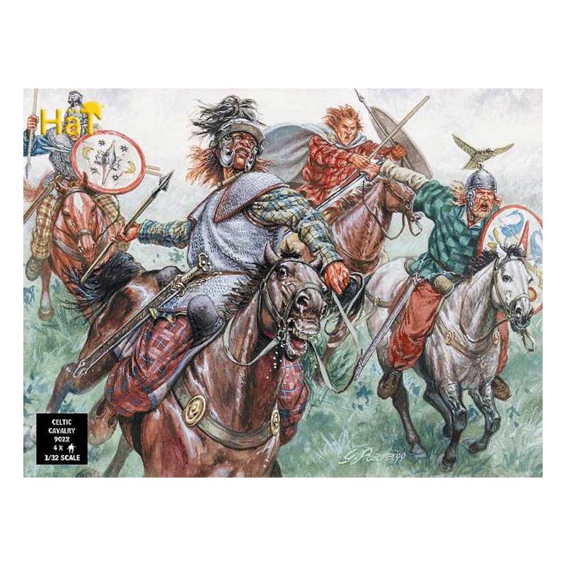 Gallic 1/32 cavalry figurine | Scientific-MHD