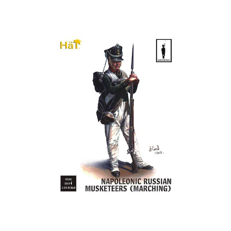 Russian infantry figurine En Marche1/32 | Scientific-MHD