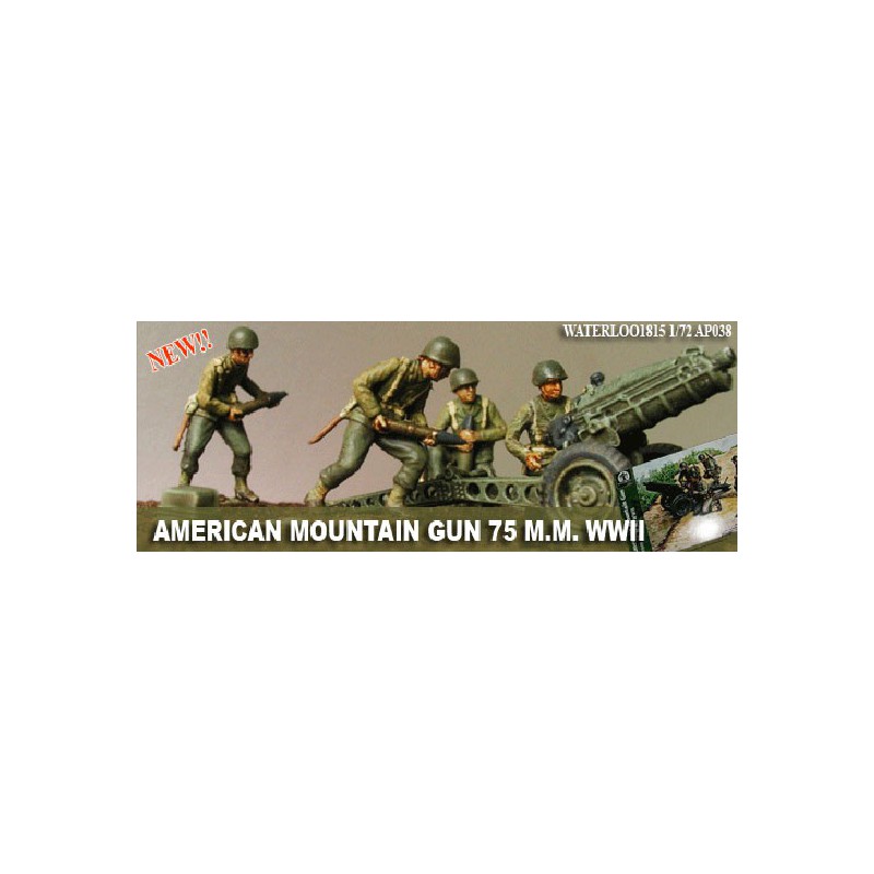 Canon figurine 75mm US wwii 1/72 | Scientific-MHD