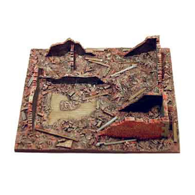 Diorama mounte mounted and painted ruins of kursk for 20/25mm | Scientific-MHD