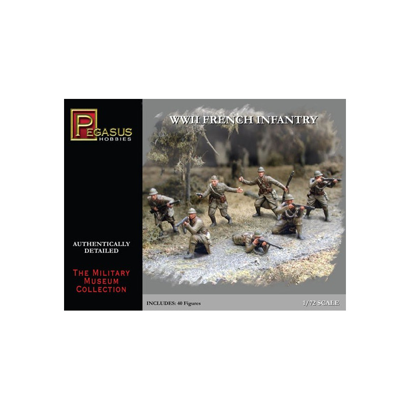 French infantry figurine 1940 1/72 | Scientific-MHD