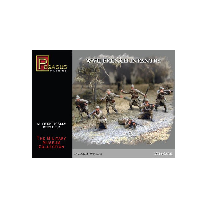 French infantry figurine 1940 1/72 | Scientific-MHD