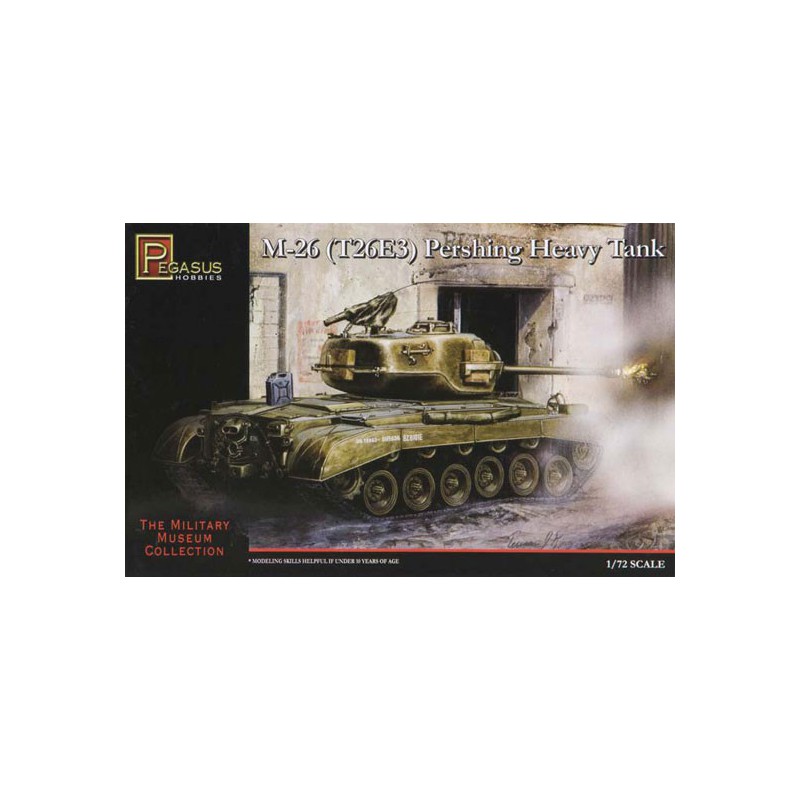M26 plastic tank model (t26e3) Pershing tank 1/72 | Scientific-MHD