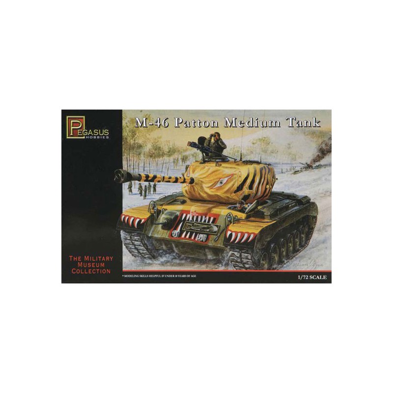 Plastic tank model M-46 Patton Medium Tank 1/72 | Scientific-MHD