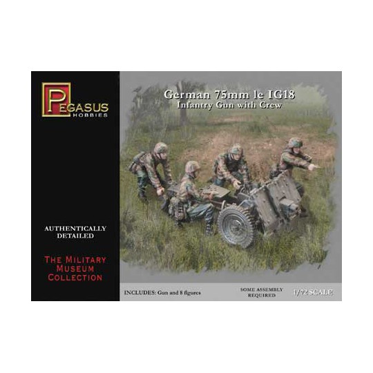 Plastic tank model Germann 75mm IG18 1/72 | Scientific-MHD