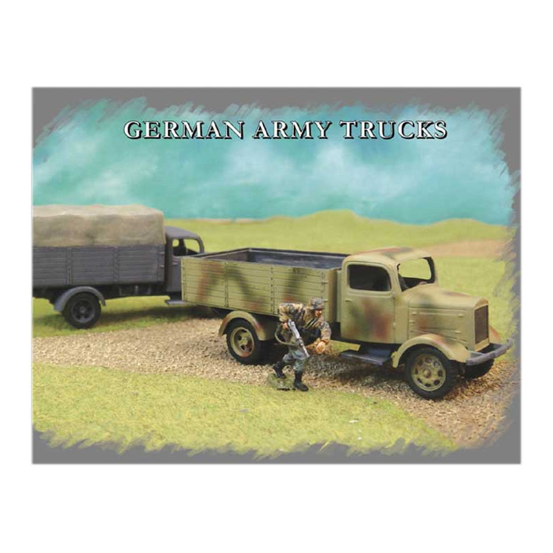 Plastic tank model German Army Truck (2pcs) 1/72 | Scientific-MHD