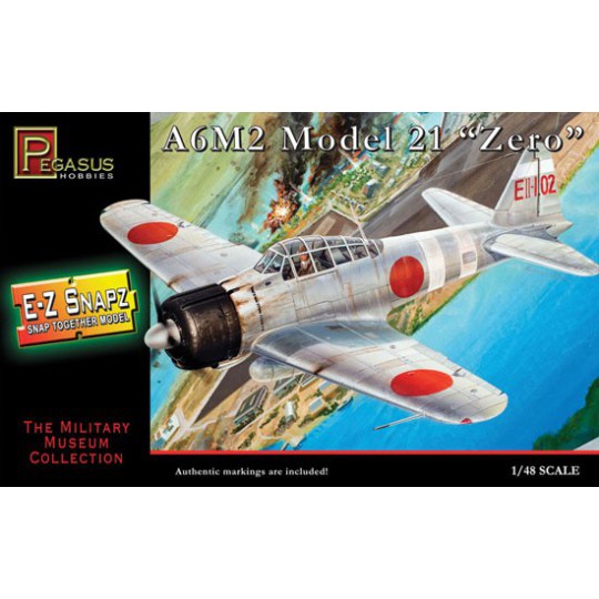 E-Z Built plastic plane model A6M2 Zero 1/48 E-Z Built plastic plane model A6M2 Zero 1/48 | Scientific-MHD