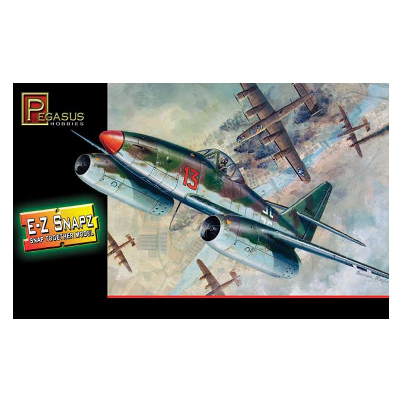 E-Z Builtkit Me 262 1/48 plastic plane model | Scientific-MHD