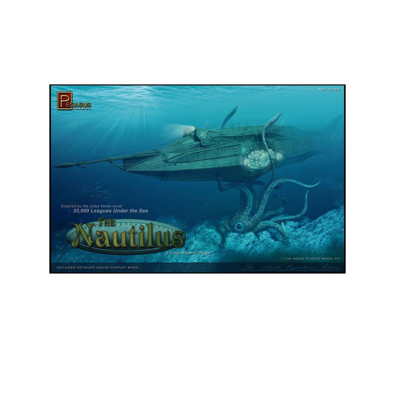 Nautilus jules Vernes 1/144 plastic science fiction model | Scientific-MHD
