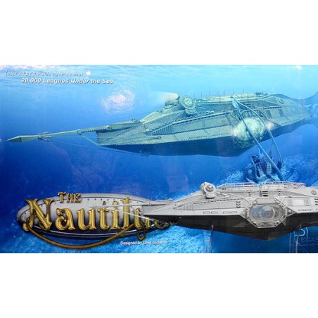 Nautilus jules Vernes 1/144 plastic science fiction model | Scientific-MHD Nautilus jules Vernes 1/144 plastic science fiction model | Scientific-MHD