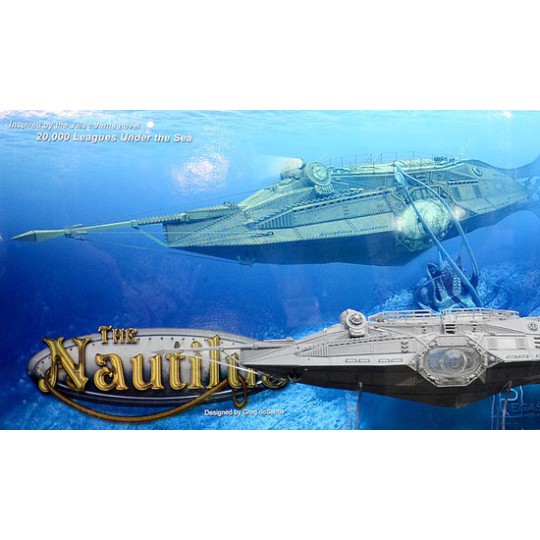 Nautilus jules Vernes 1/144 plastic science fiction model Nautilus jules Vernes 1/144 plastic science fiction model | Scientific-MHD
