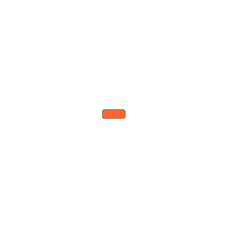 Acrylic paint pot acrylic orange dark 22ml | Scientific-MHD