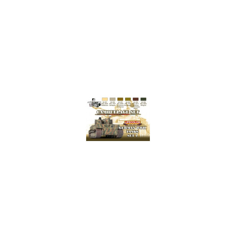 Acrylic painting camouflage German tank | Scientific-MHD