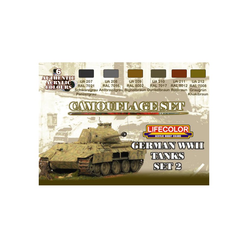 Acrylic painting Camouflage German Tanks 2 | Scientific-MHD