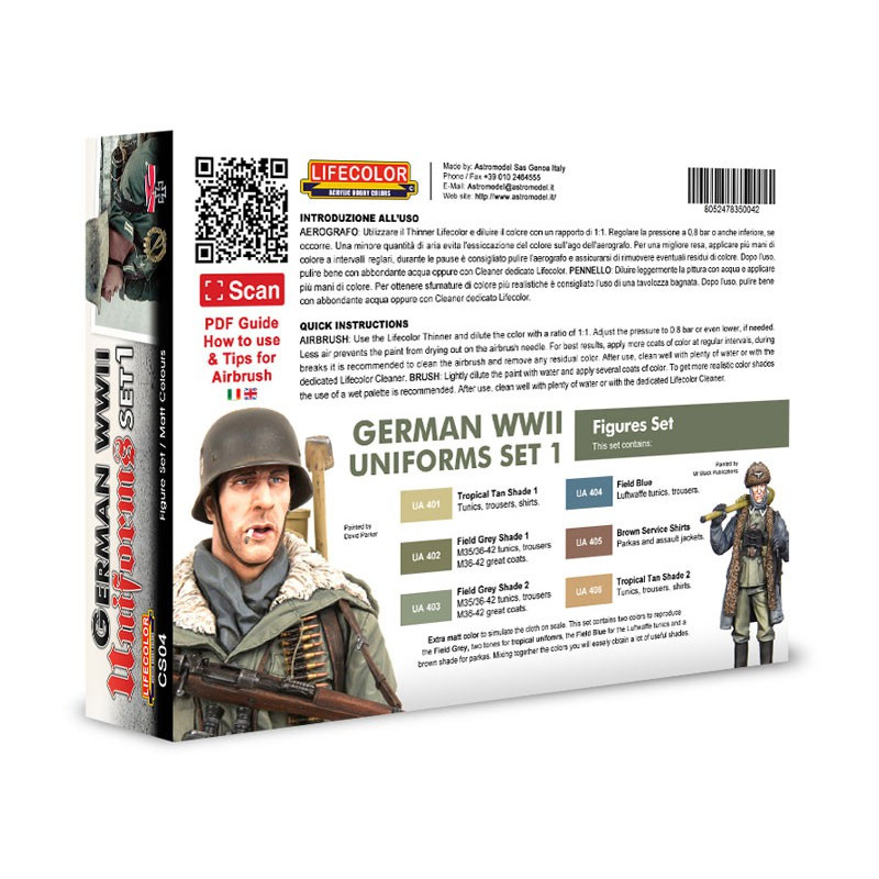 Acrylic painting German uniform shades n ° 1 | Scientific-MHD
