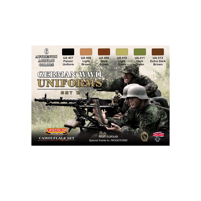 Acrylic painting German uniform shades n ° 2 | Scientific-MHD