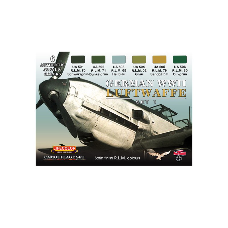 Acrylic paint shades luftwaffe wwii n ° 1 | Scientific-MHD