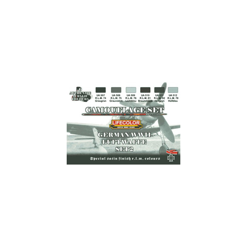 Acrylic paint shades luftwaffe wwii n ° 2 | Scientific-MHD