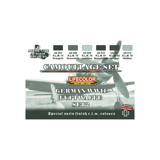 Acrylic paint shades luftwaffe wwii n ° 2 | Scientific-MHD