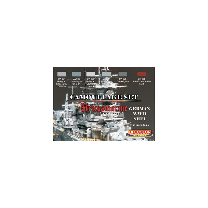Acrylic paint for German navy n ° 1 | Scientific-MHD