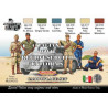 Acrylic paint set Italian uniforms wwii | Scientific-MHD