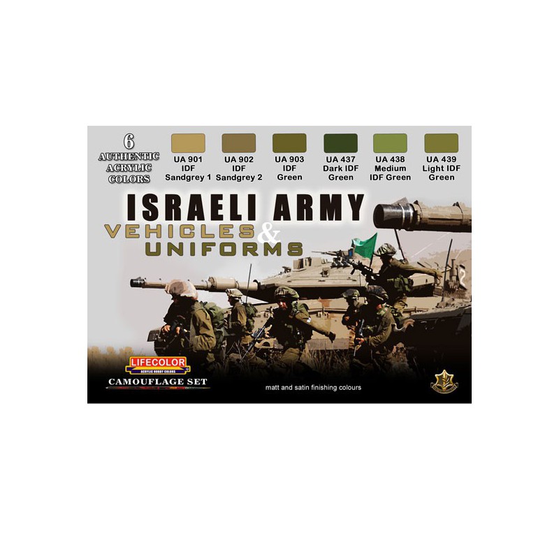 Acrylic painting set army israel | Scientific-MHD