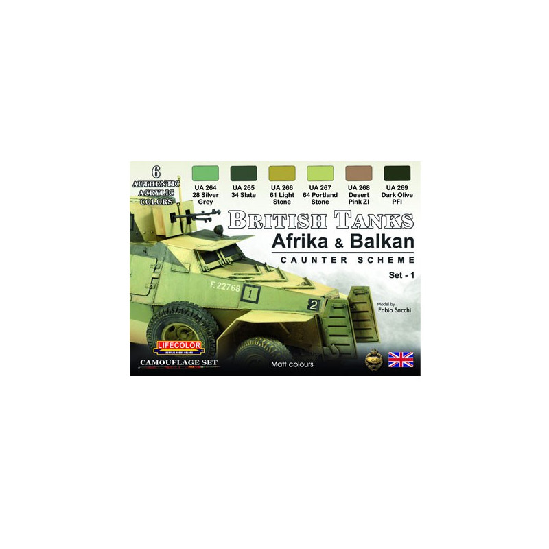 Acrylic painting tanks briting Africa/Balkans | Scientific-MHD