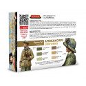 Acrylic painting D.A.K. Uniform colors wwii | Scientific-MHD
