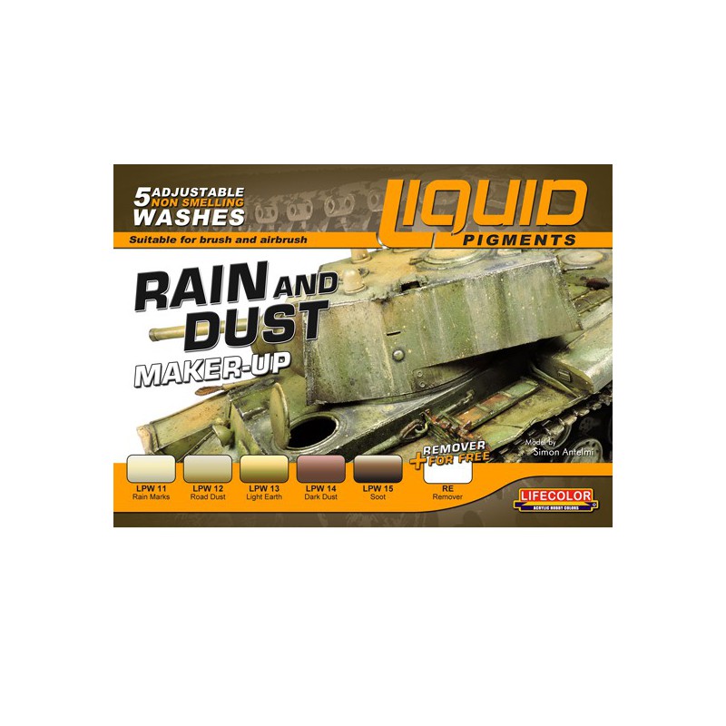 Acrylic paint Pigments rain & dirt | Scientific-MHD