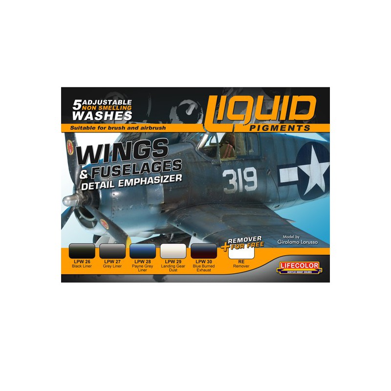 Acrylic paint wings and fuselages pigments | Scientific-MHD