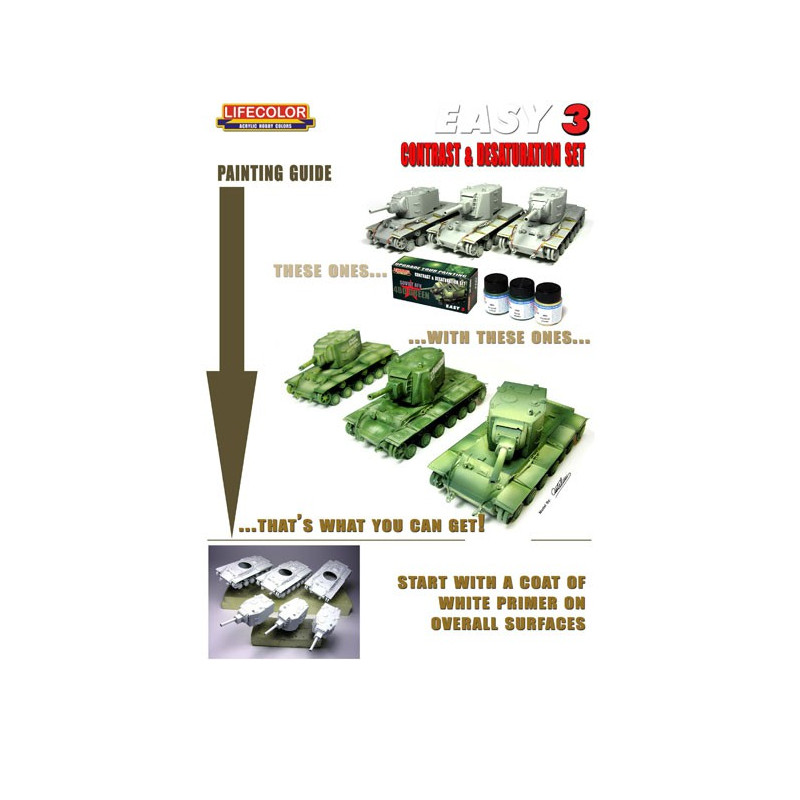 Acrylic painting Easy 3 German afv dunkelgelb | Scientific-MHD