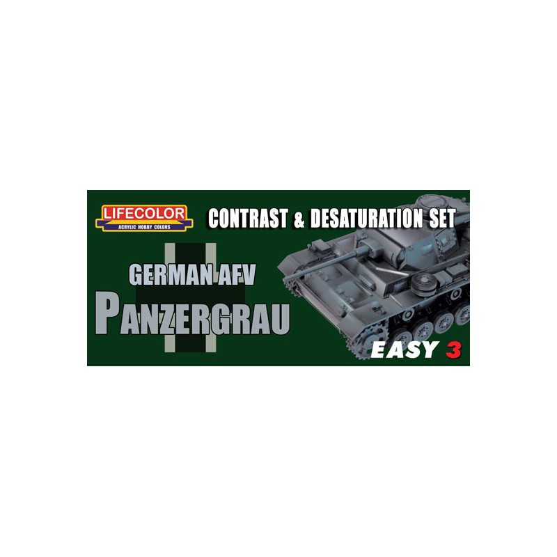 Acrylic painting Easy 3 German Afv Panzergrau | Scientific-MHD