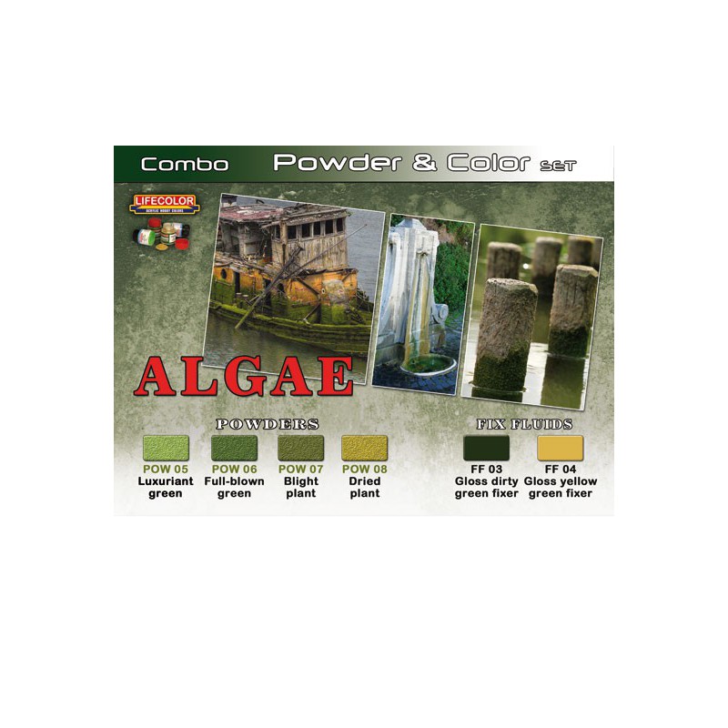 Acrylic paint set algae | Scientific-MHD