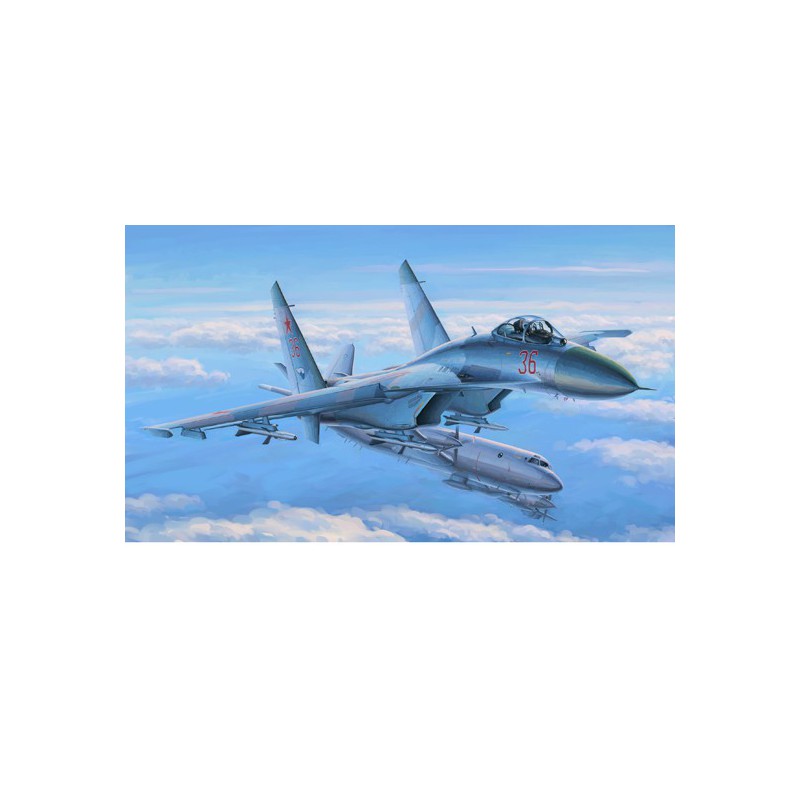 SU-27 plastic plane model Flanker Early 1/48 | Scientific-MHD